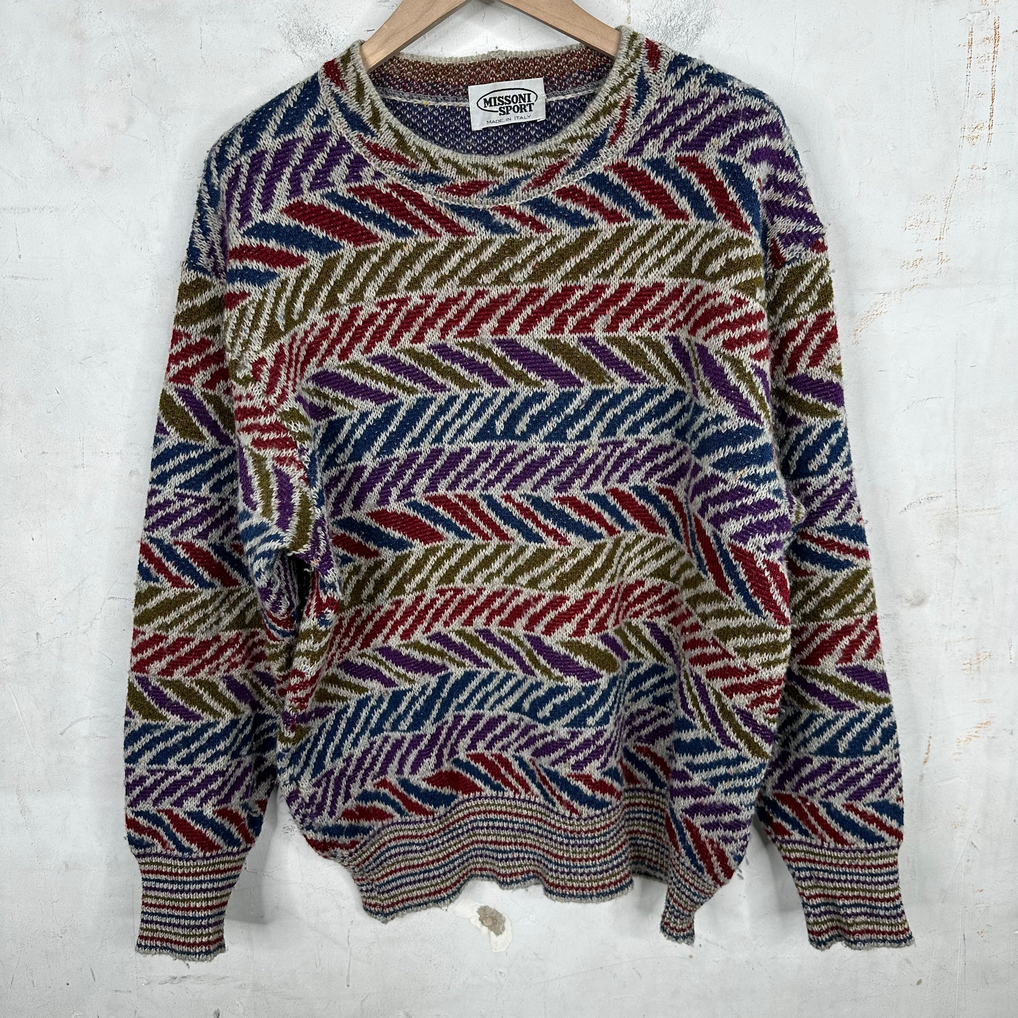 Missoni Sport Multicolor Knit Sweater