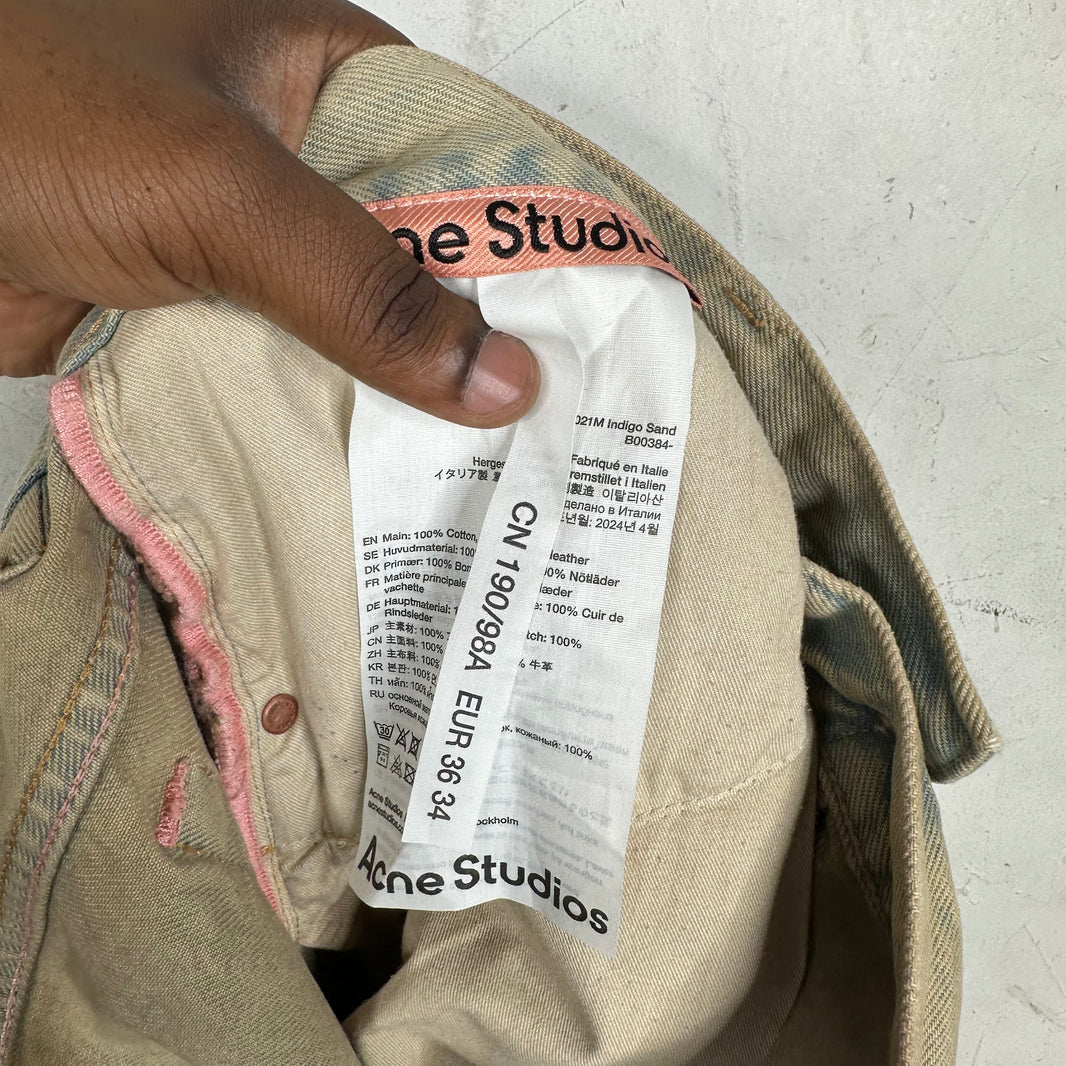 Acne Studios Mud Wash Baggy Jeans