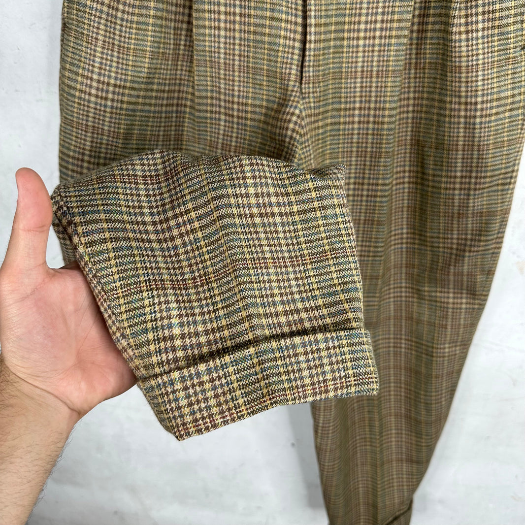 Comme Des Garcons Tweed Wool Trousers