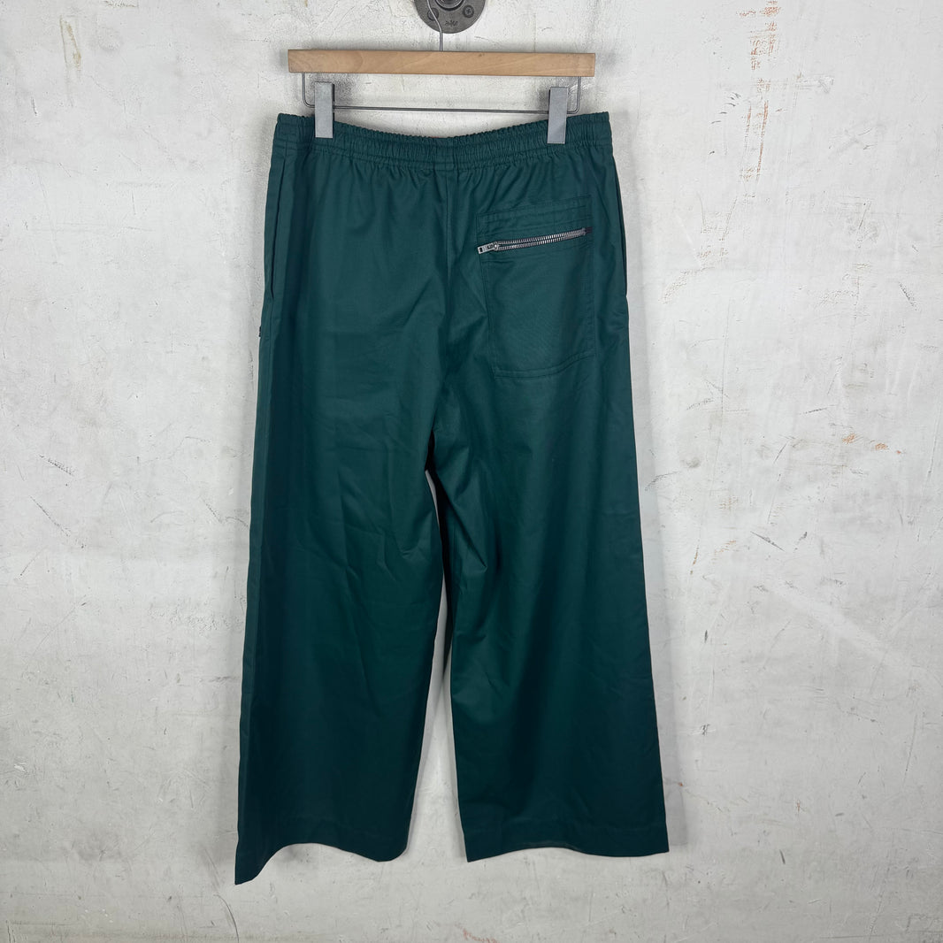 Acne Studios Green Beaded Drawstring Pants