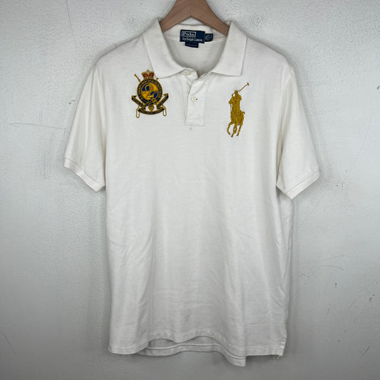 Polo Ralph Lauren White Crest Big Horse Polo T-Shirt