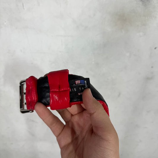 Aris Tatalovich Red Puffer Belt