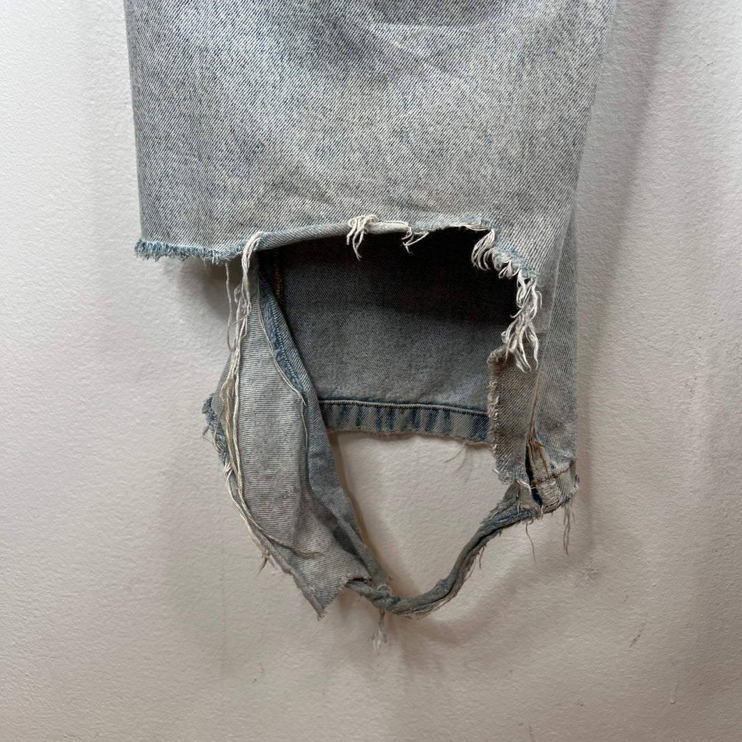 Balenciaga Light Wash Baggy Jeans