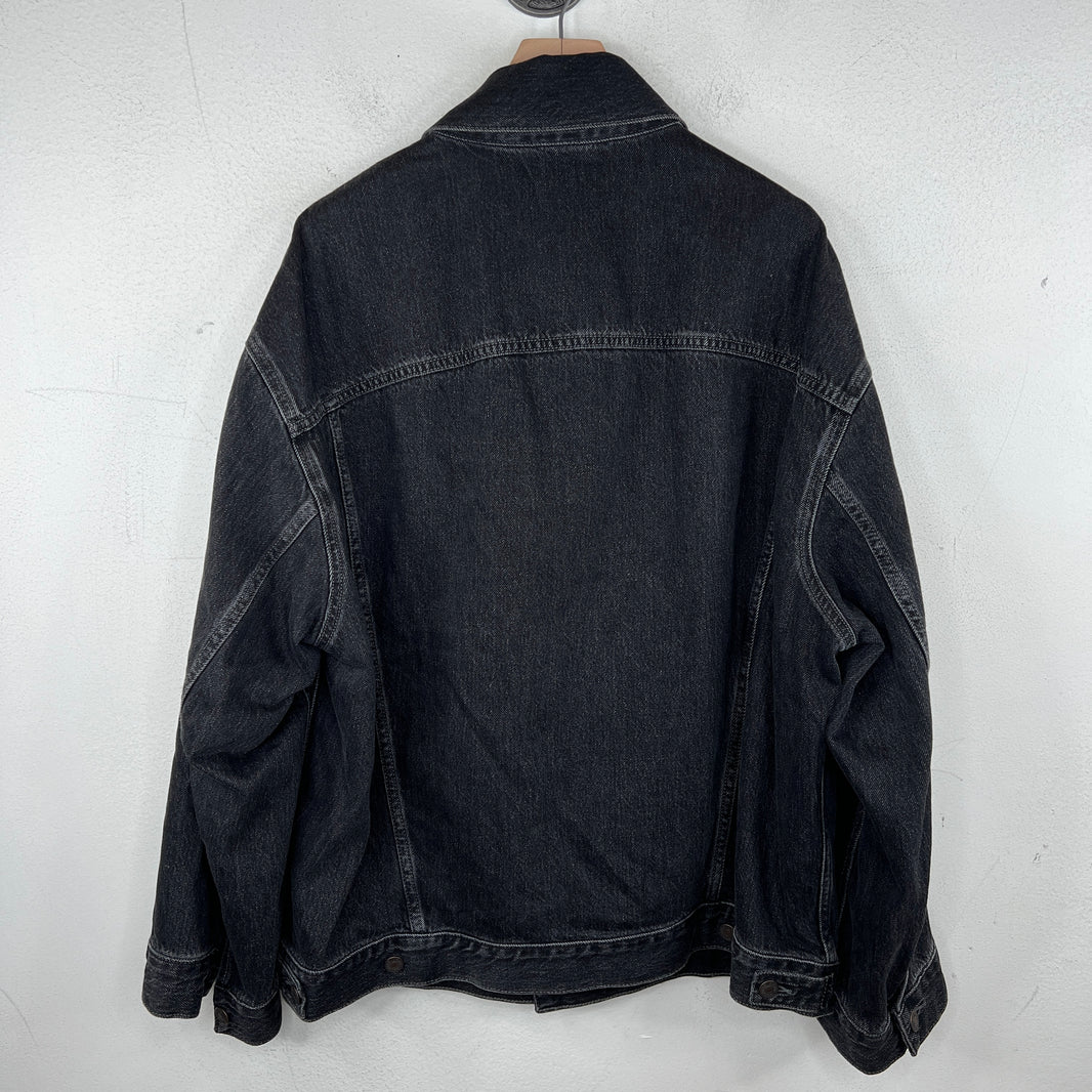 Acne Studios Black Oversized Denim Jacket