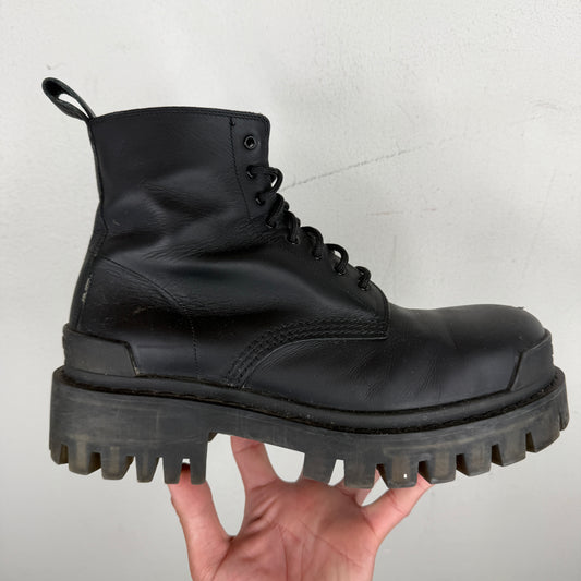 Balenciaga Leather Strike Boots