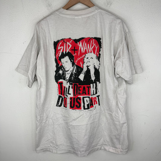 Vintage Sid Vicious Sex Pistols Till Death Due Us Part T-Shirt