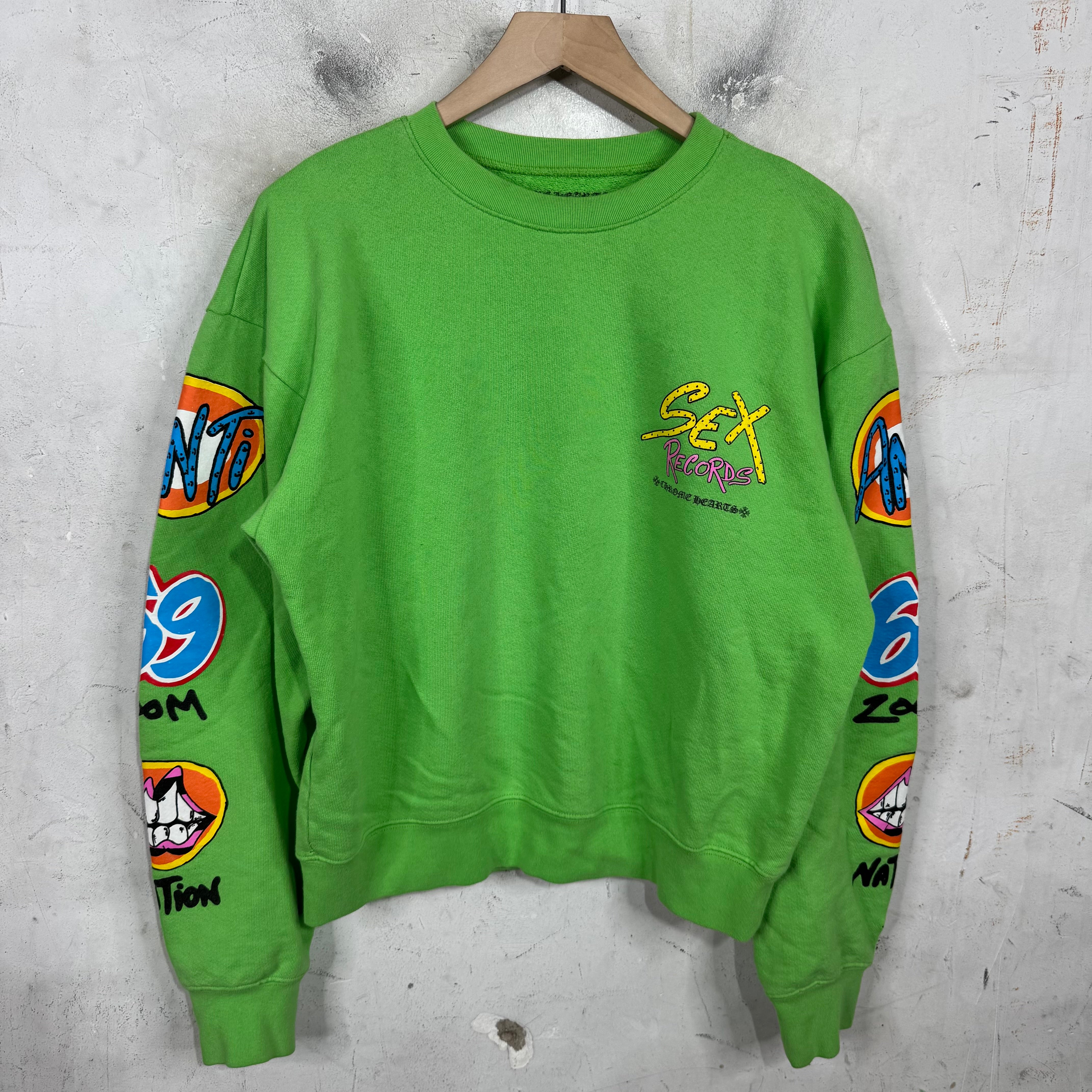 Chrome Hearts Sex Records Crewneck – www.Lukes.store