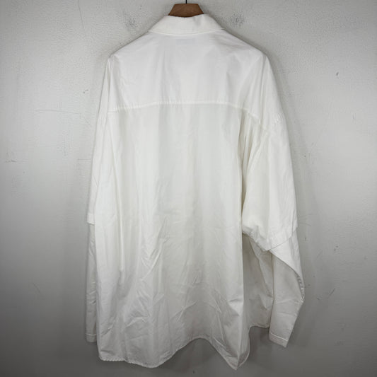 Balenciaga Oversized Layered LS Button Up Shirt