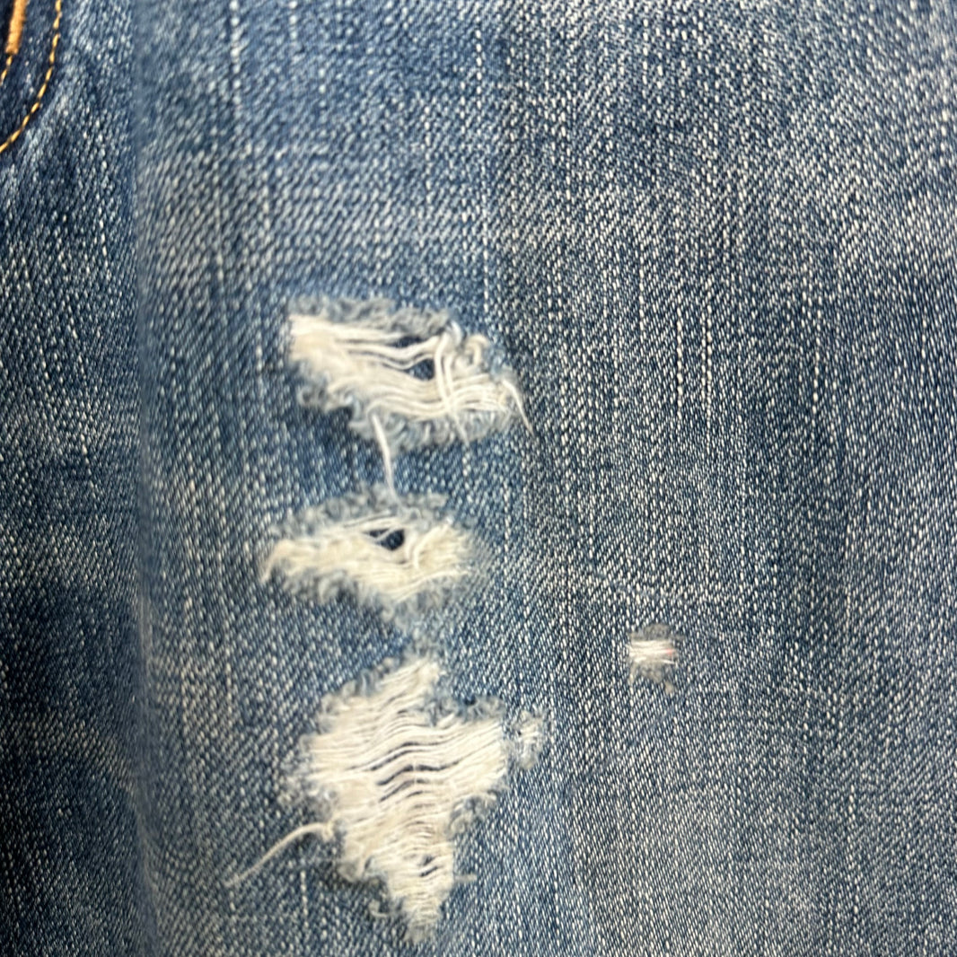 Saint Laurent D18 Distressed Denim