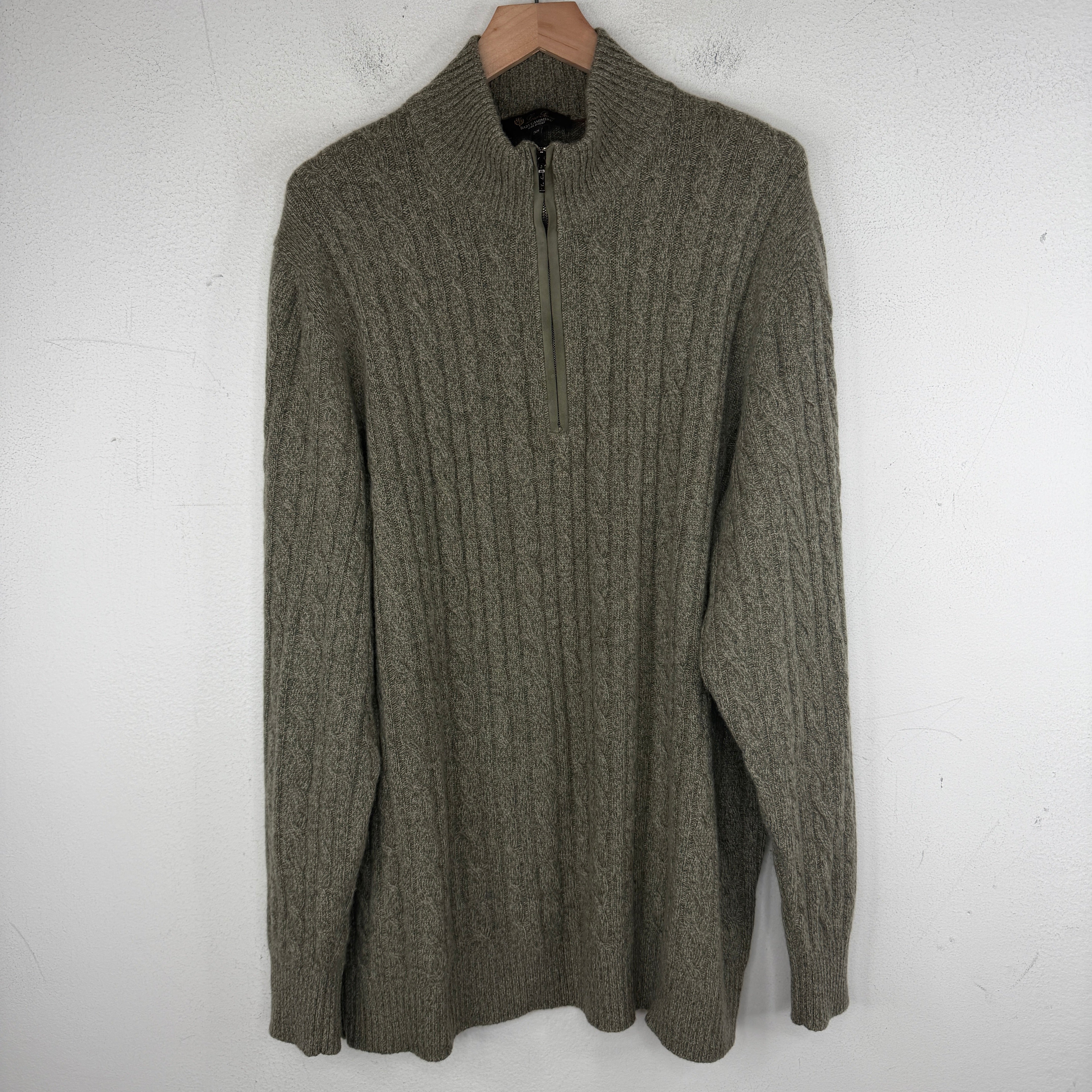 Loro Piana Baby Cashmere Quarter Zip Sweater – www.Lukes.store