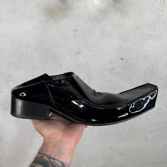 Balenciaga Patent Romeo Collapse Mules