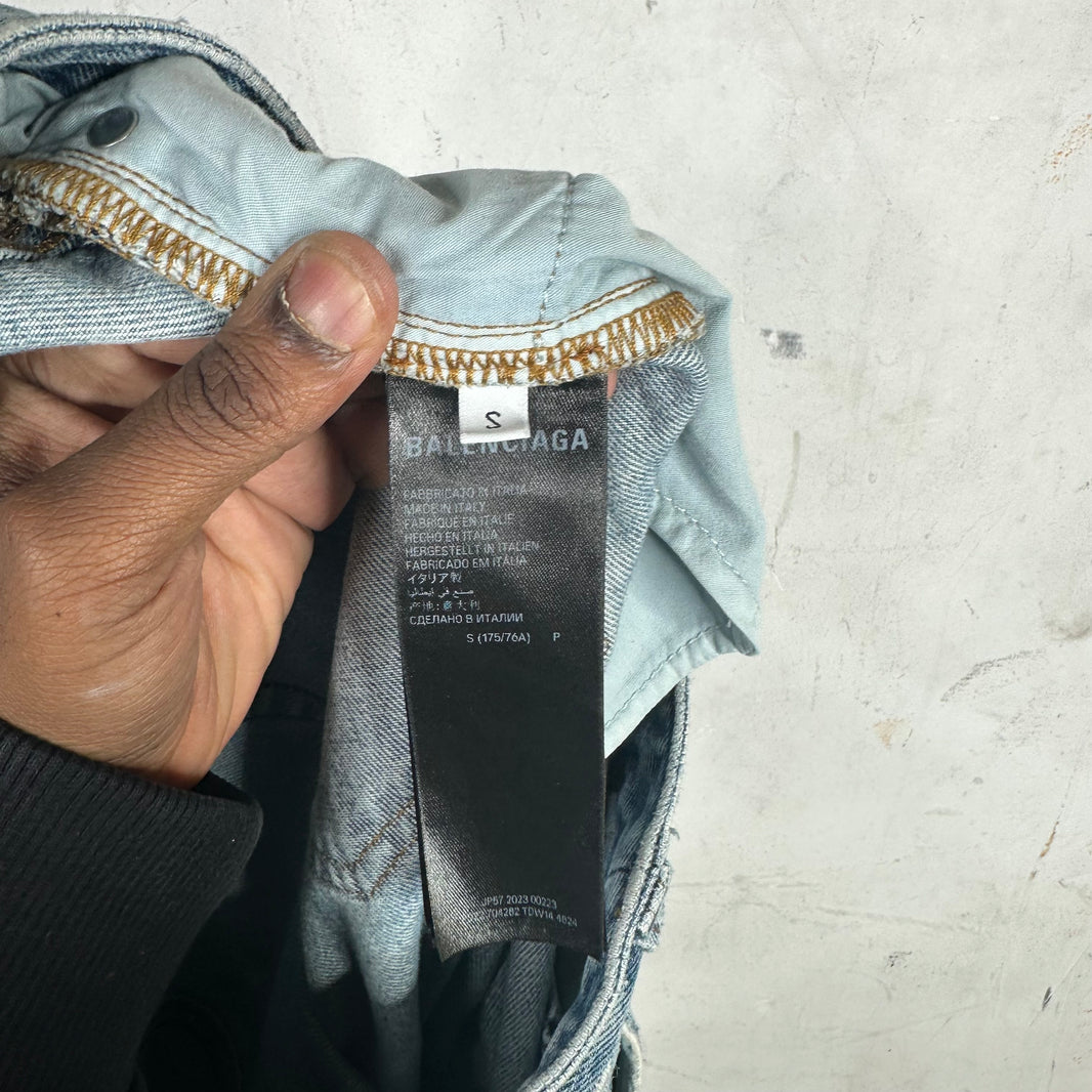 Balenciaga Baggy Blue Jeans