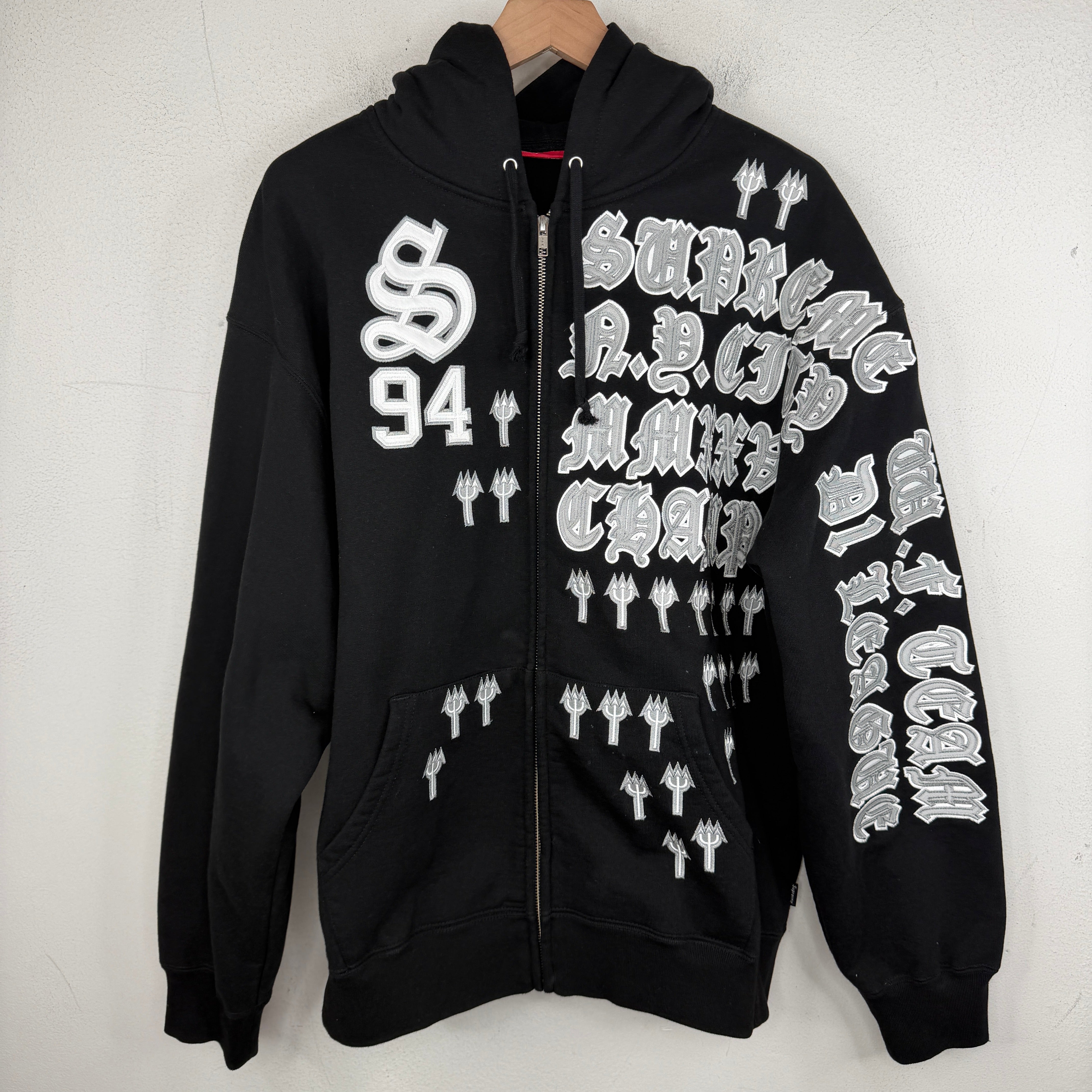 Supreme League Champs Zip Up Hoodie – www.Lukes.store