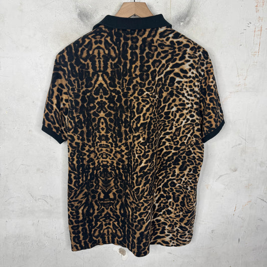 Denim And Supply Cheetah Polo Shirt