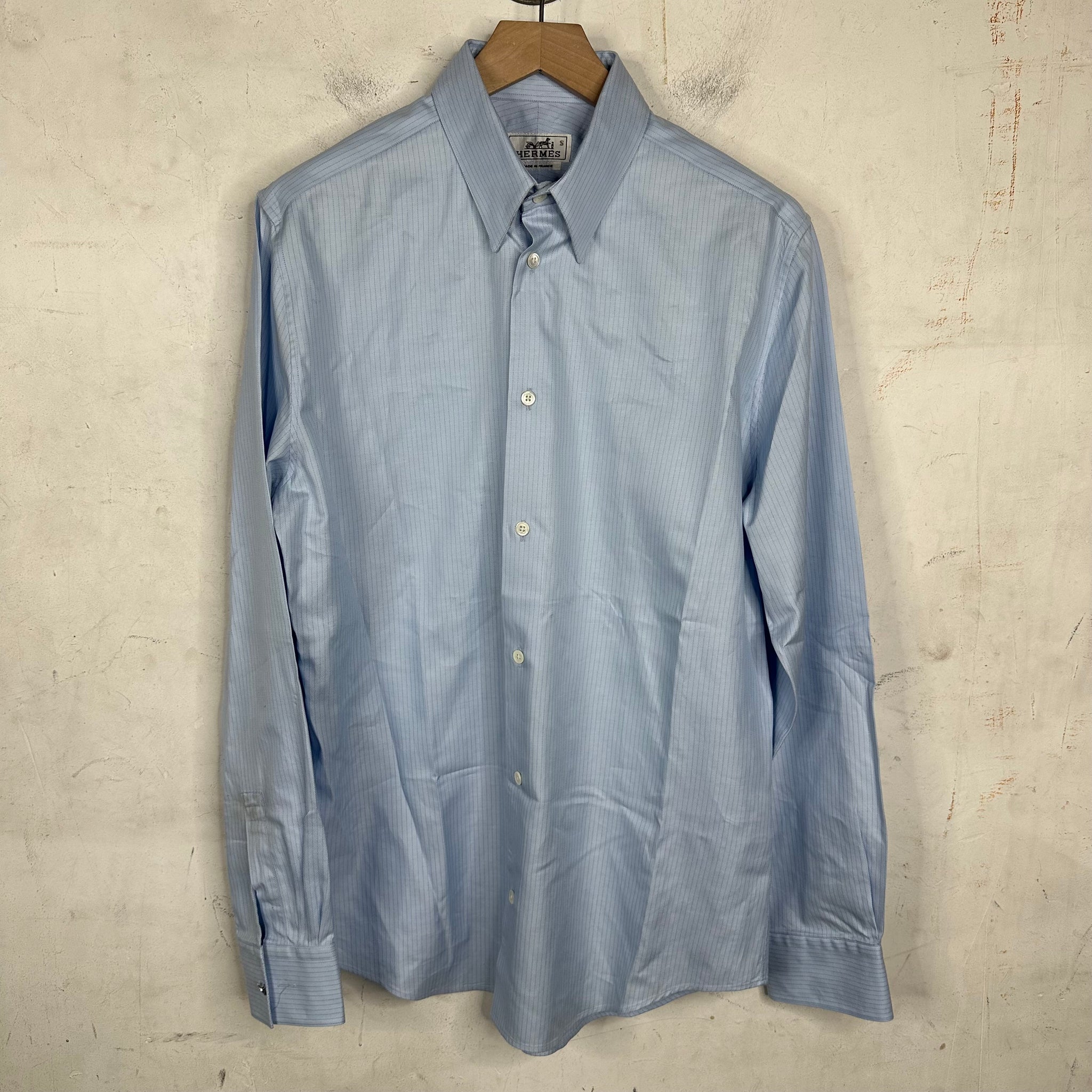 Hermes Pinstripe Cotton Shirt