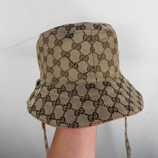 Gucci TNF Monogram Bucket Hat