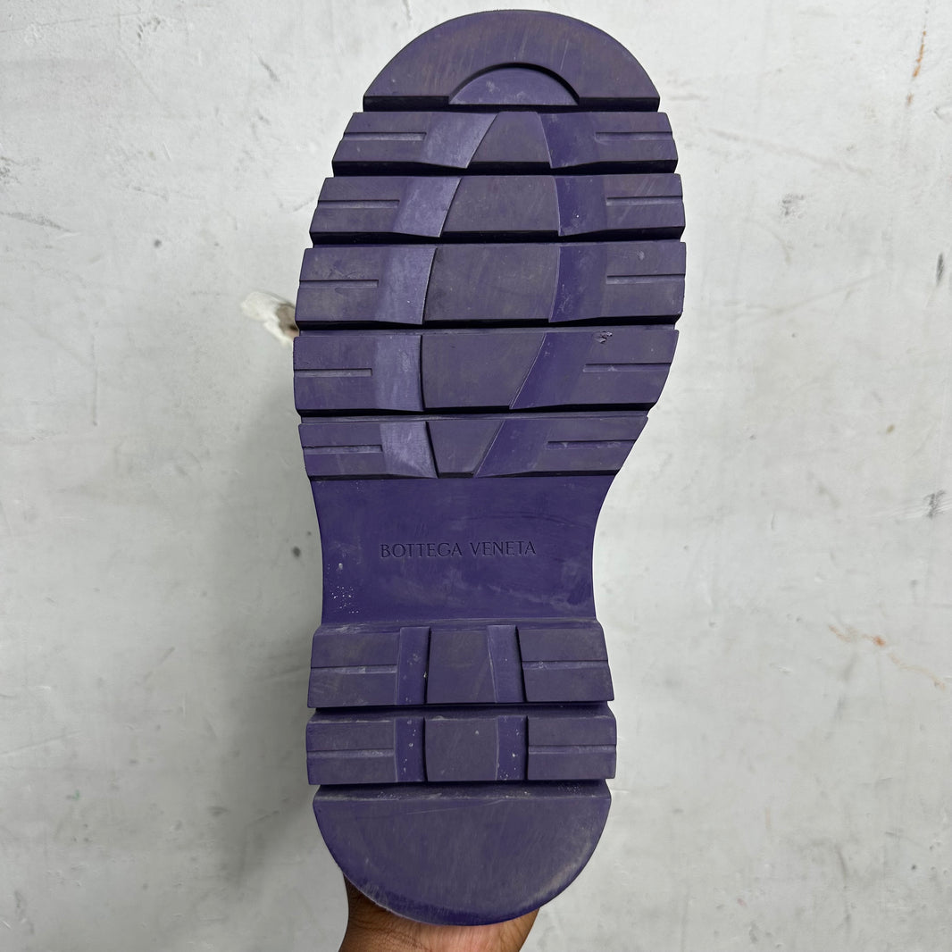 Bottega Veneta Purple Lug Boots