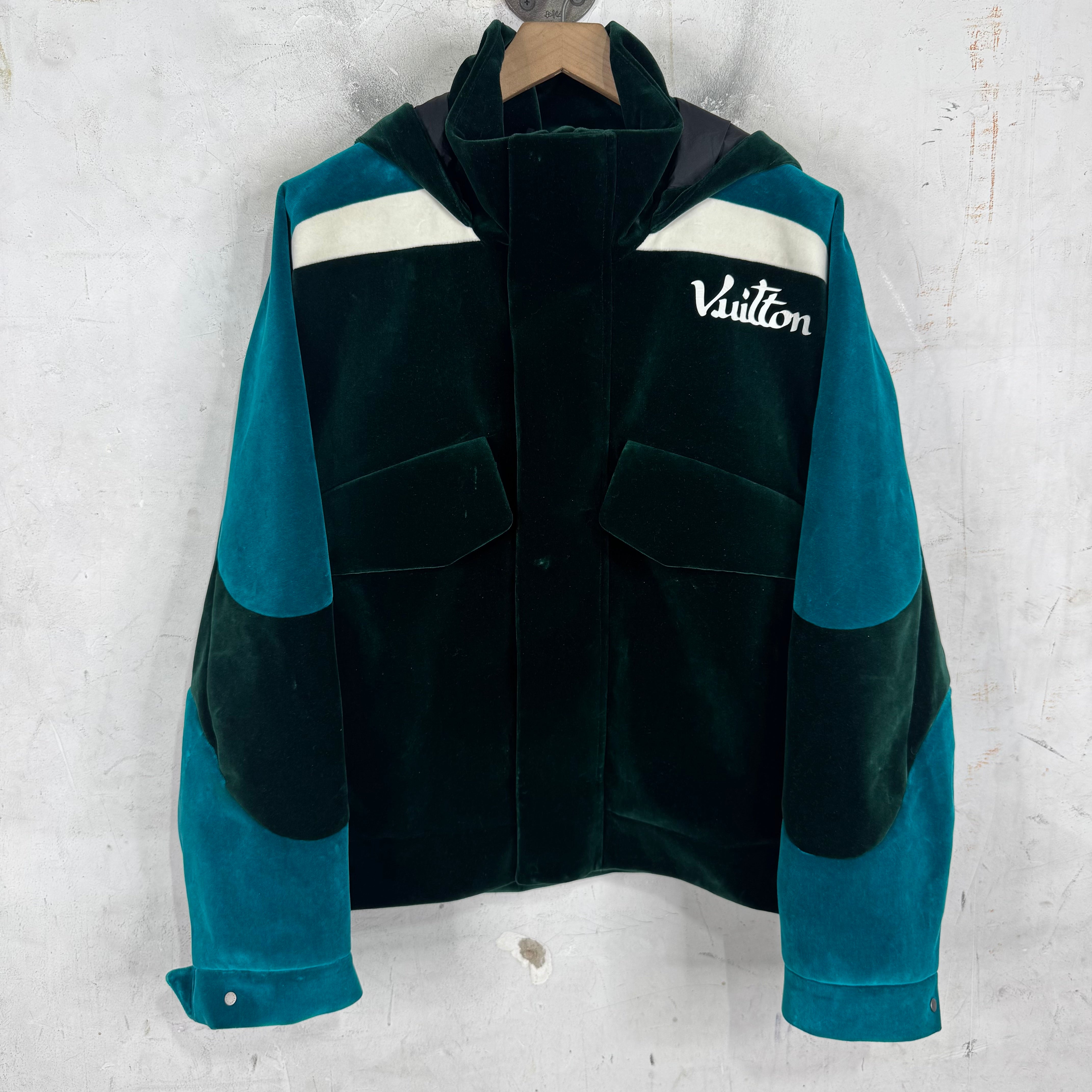 Louis Vuitton Velvet Hooded Trucker Jacket – www.Lukes.store
