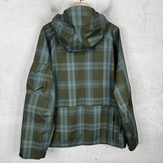 Supreme Green Plaid Gore-tex Cargo Jacket