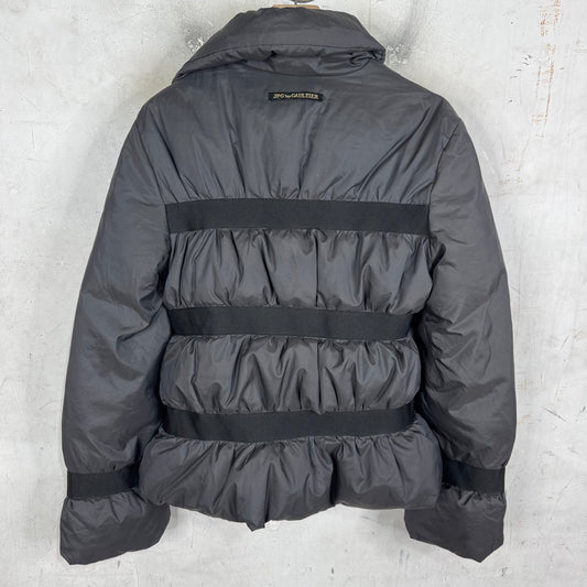 Jean Paul Gaultier Vintage Grey Bondage Puffer