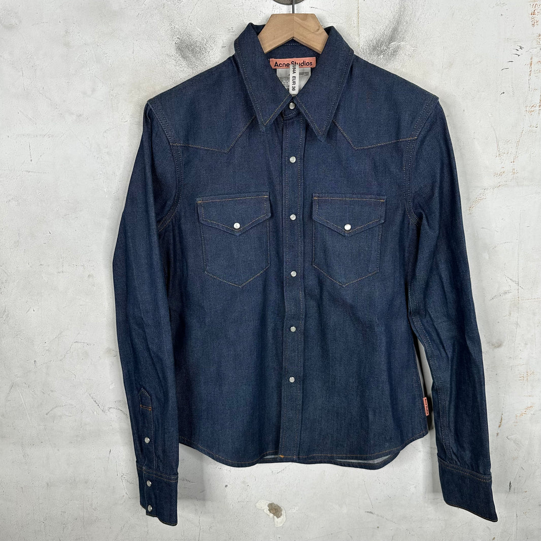 Acne Studios Denim Tiny Overshirt