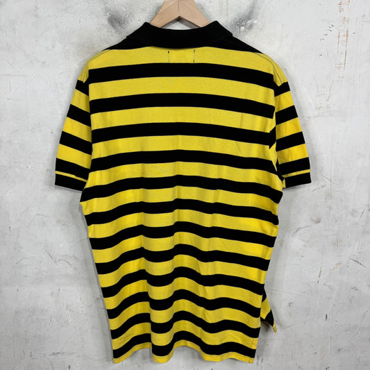 Ralph Lauren Striped Black/Yellow Polo