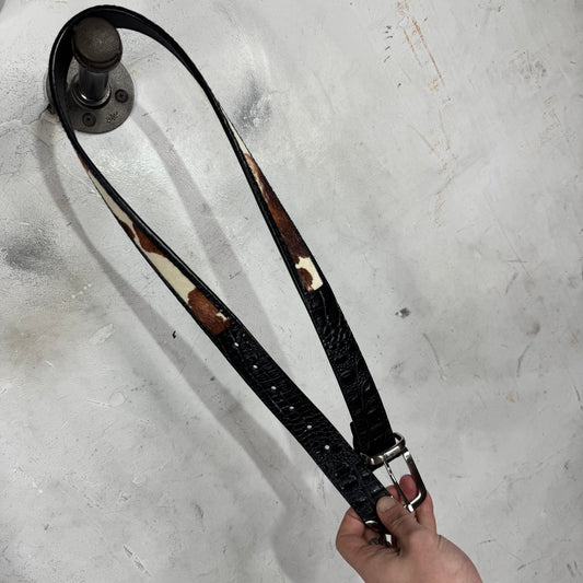 Stussy Pony Hair Croc Belt