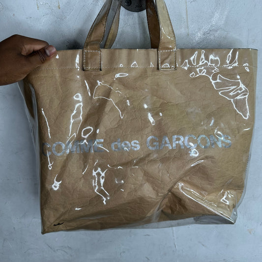 CDG Sealed Paper Tote Bag