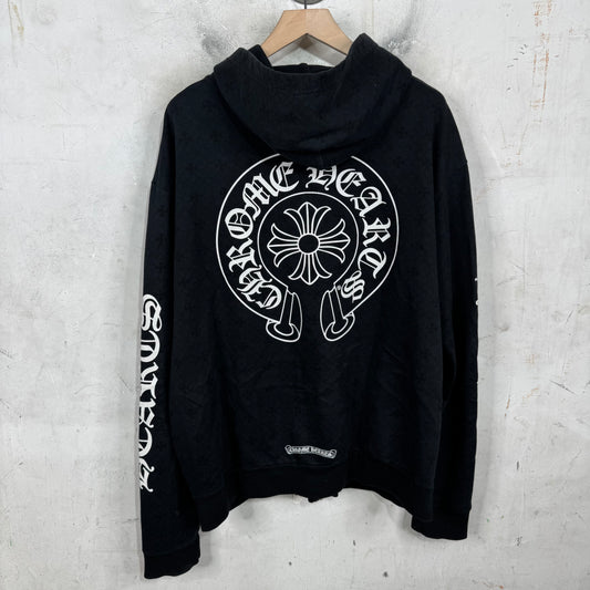 Chrome Hearts Monogram Plus Zip Hoodie