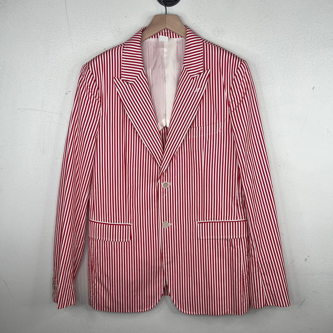 Comme Des Garcon Striped Blazer