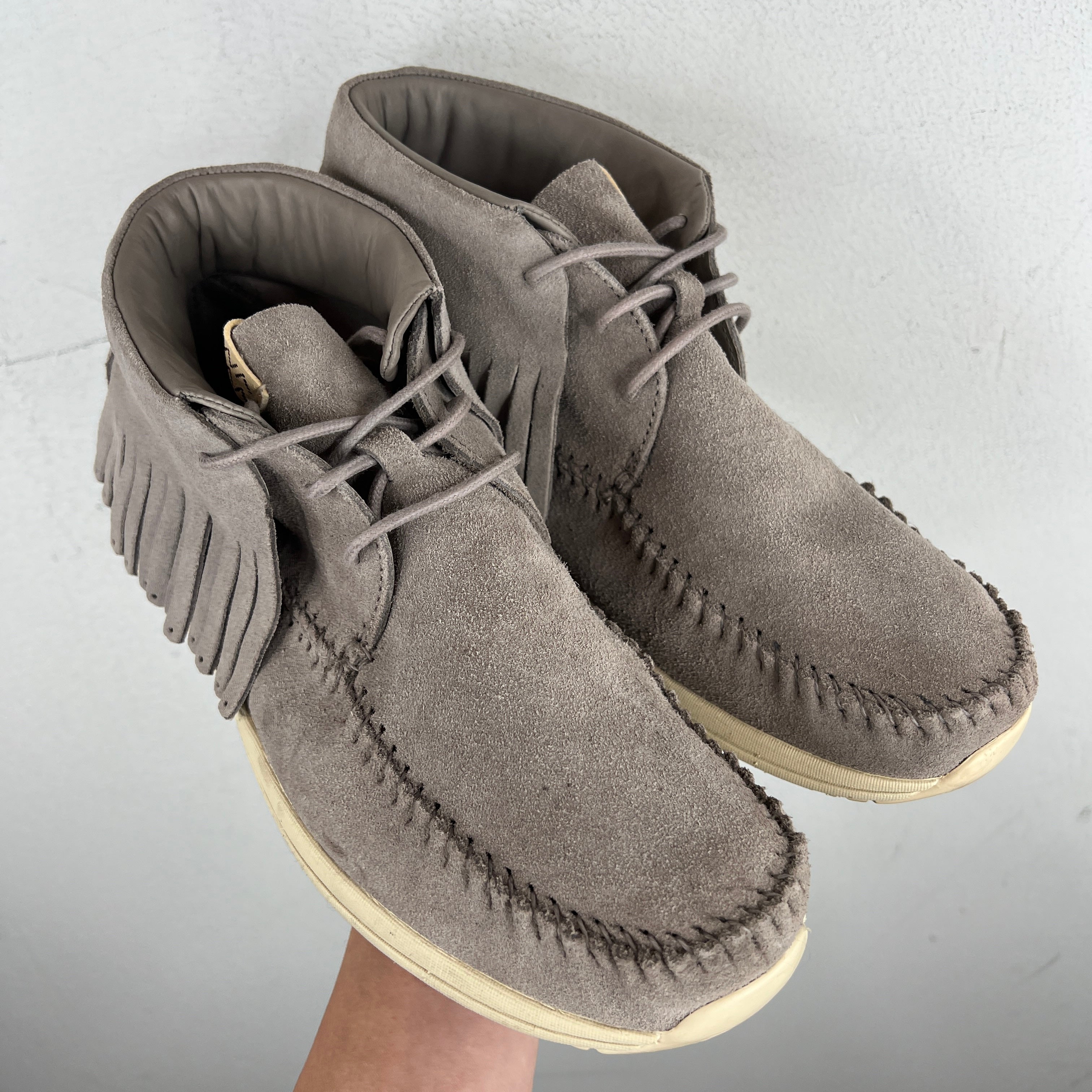 Visvim Gray Suede FBT Sneakers – www.Lukes.store