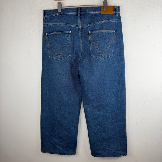 Bottega Veneta Blue Baggy Denim Jeans