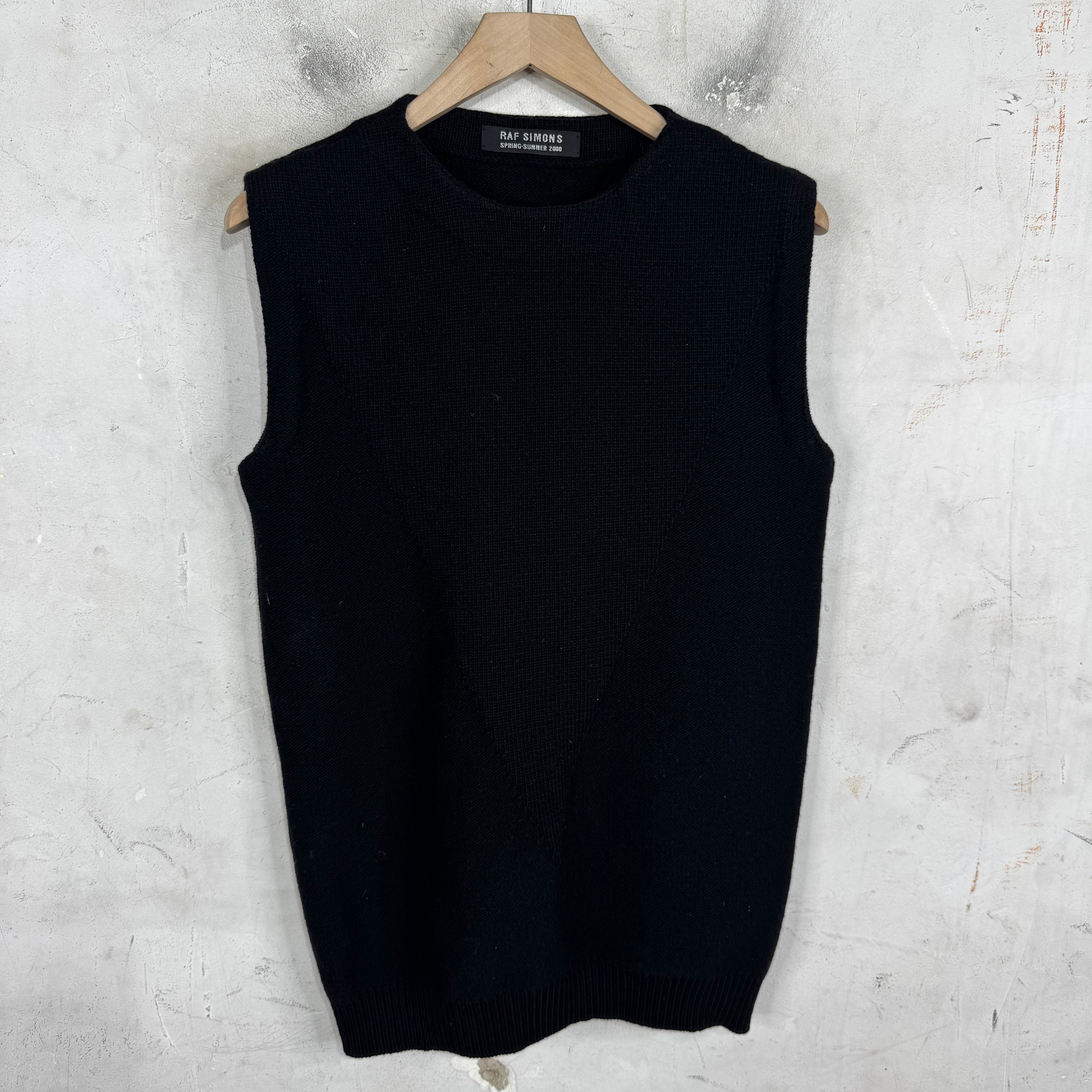Raf Simons SS2000 Knitted Sweater Vest – www.Lukes.store