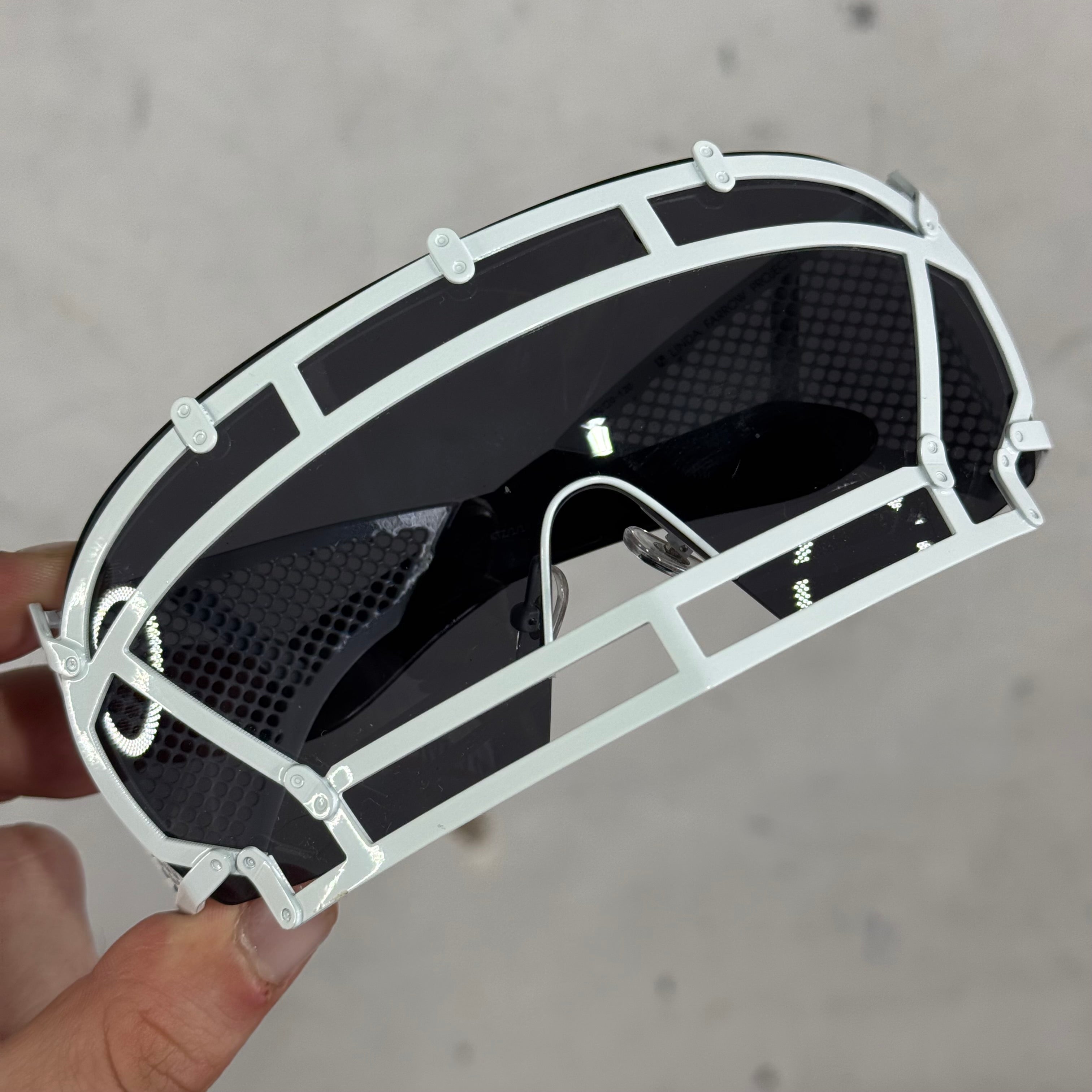 Linda Farrow x KTZ Football Shield Sunglasses –