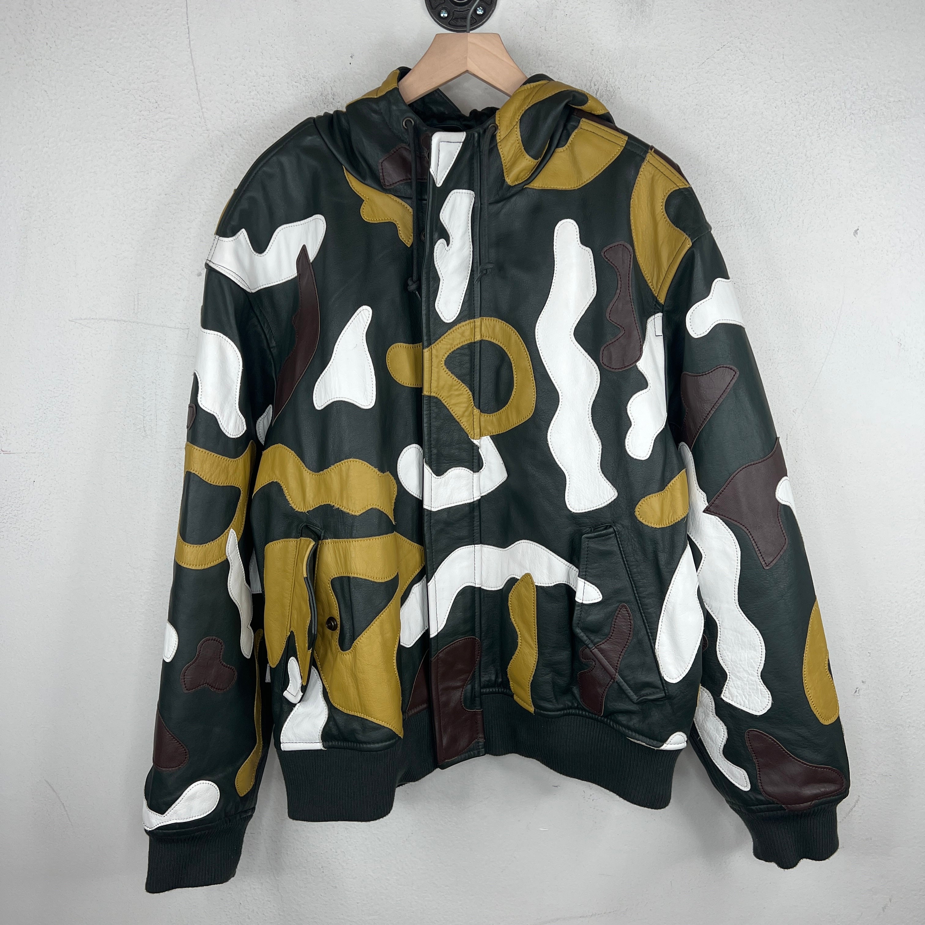 ジャケット・アウター SUPREME 19AW Camo Leather Hooded Jacket Supreme Camo Leather Hooded Jacket – www.Lukes.store