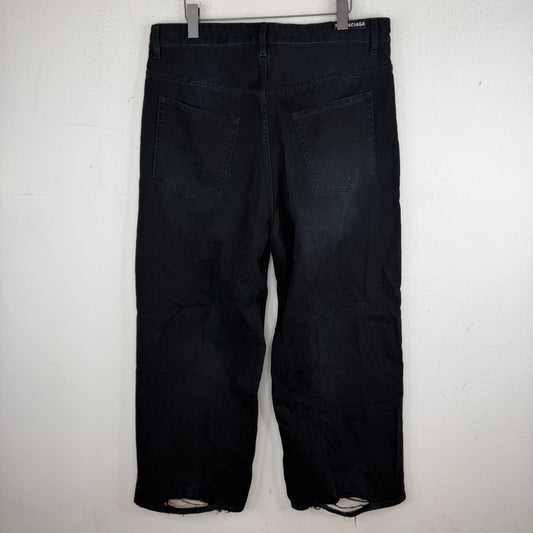 Balenciaga Drawstring Baggy Jeans
