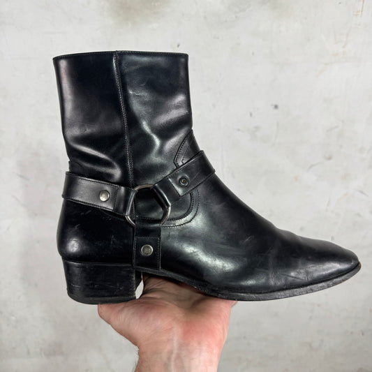 Saint Laurent Straped Wyatt Boots