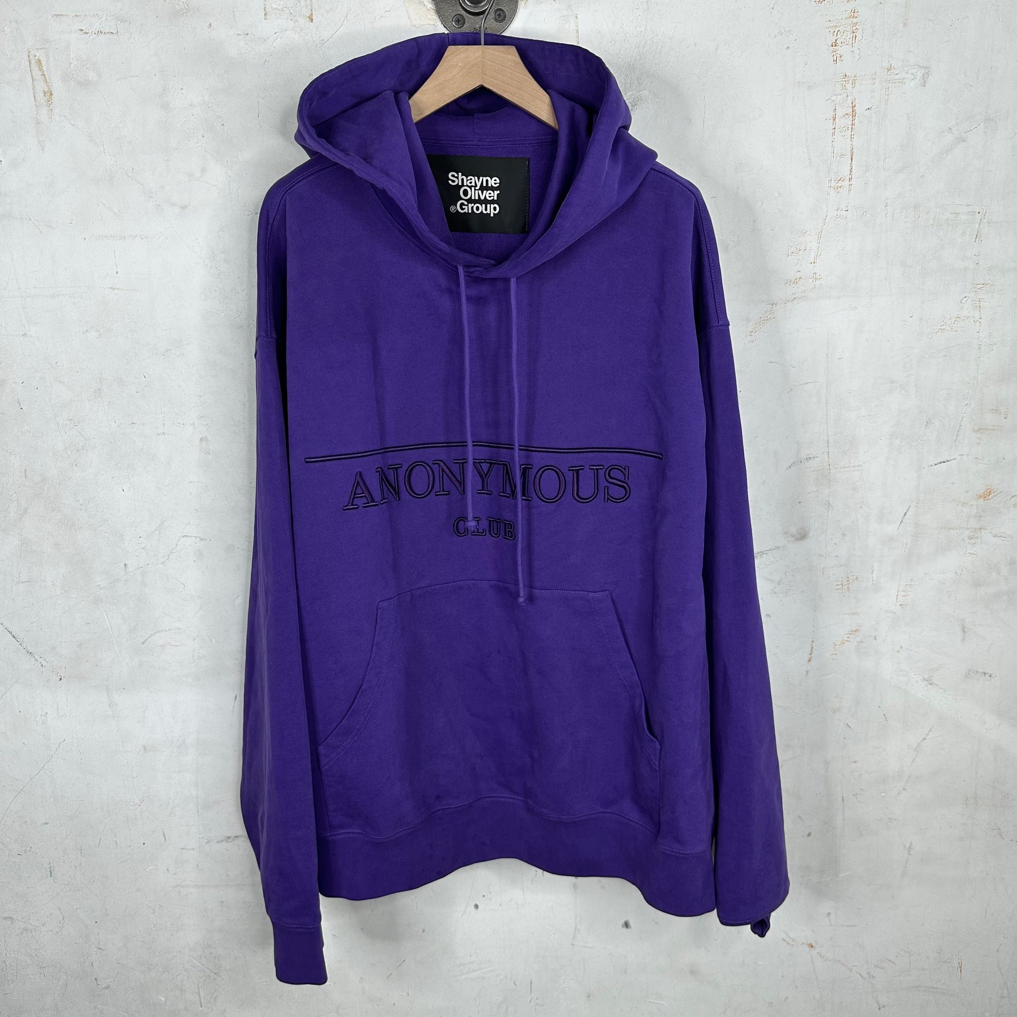 Anonymous Club Purple Heritage Hoodie