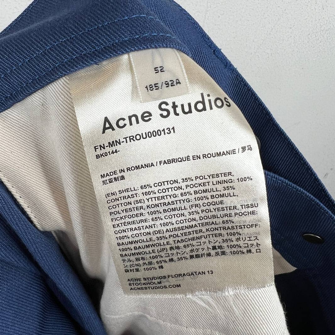 Acne Studios Water Mirror of Science Cargo Pants