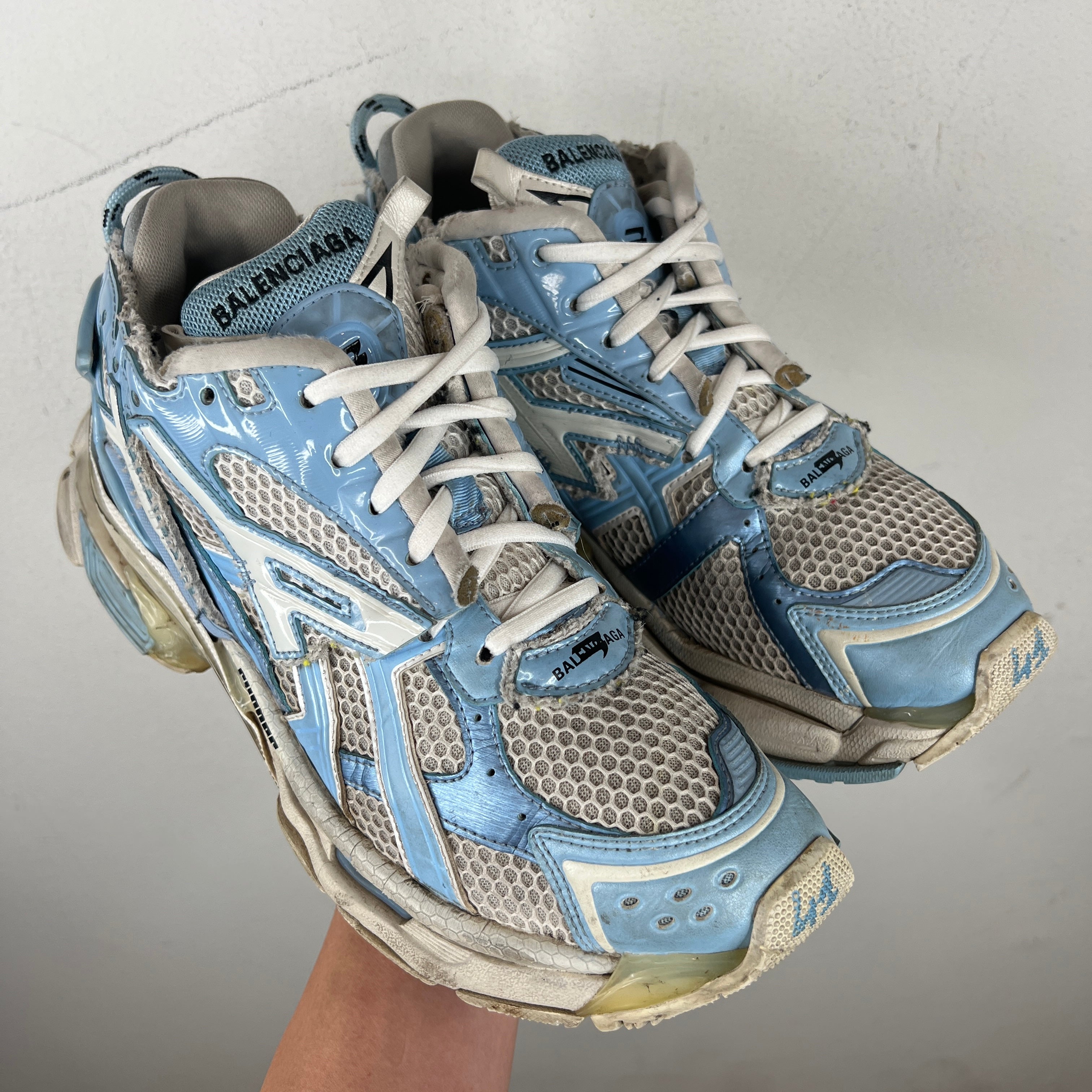 Balenciaga Blue Runner Sneakers – www.Lukes.store