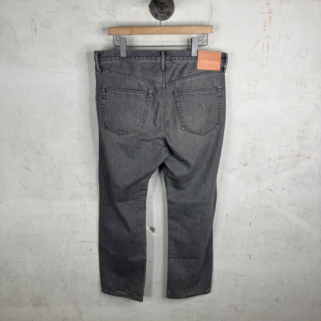 Acne Studios Gray Straight Leg Jeans