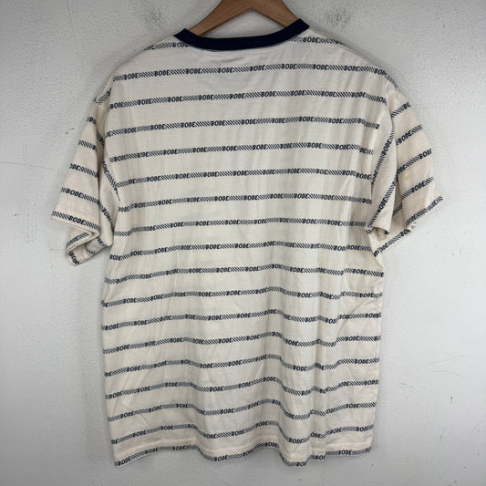 Bode Recreation Striped Logo T-Shirt