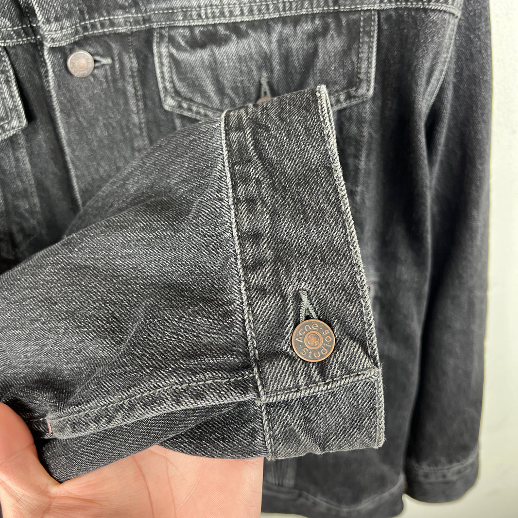 Acne Studios Black Oversized Denim Jacket