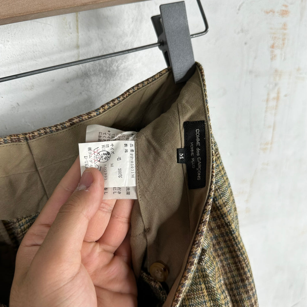 Comme Des Garcons Tweed Wool Trousers
