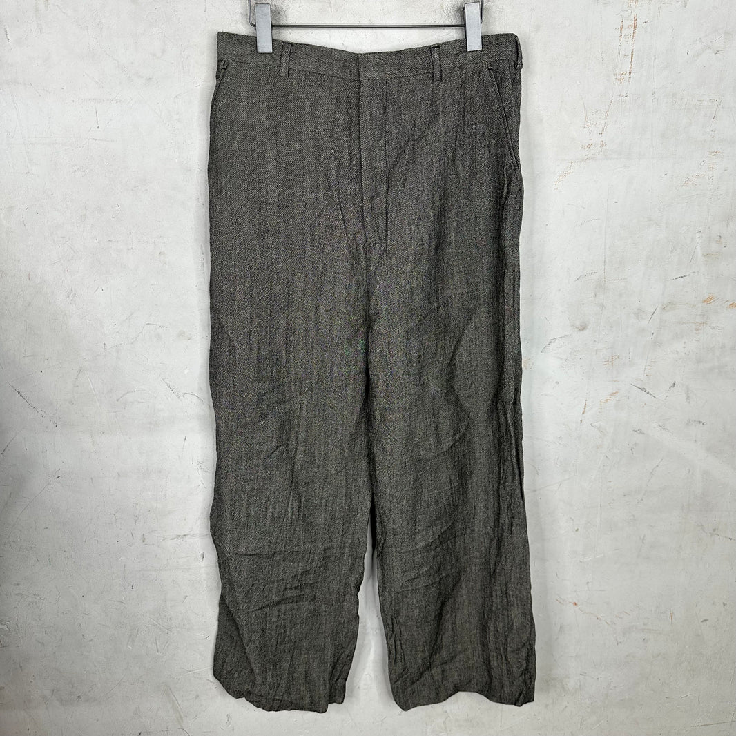 Acne Studios Crinkled Relaxed Fit Trousers