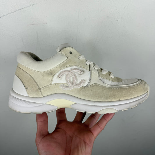 Chanel CC White Runners
