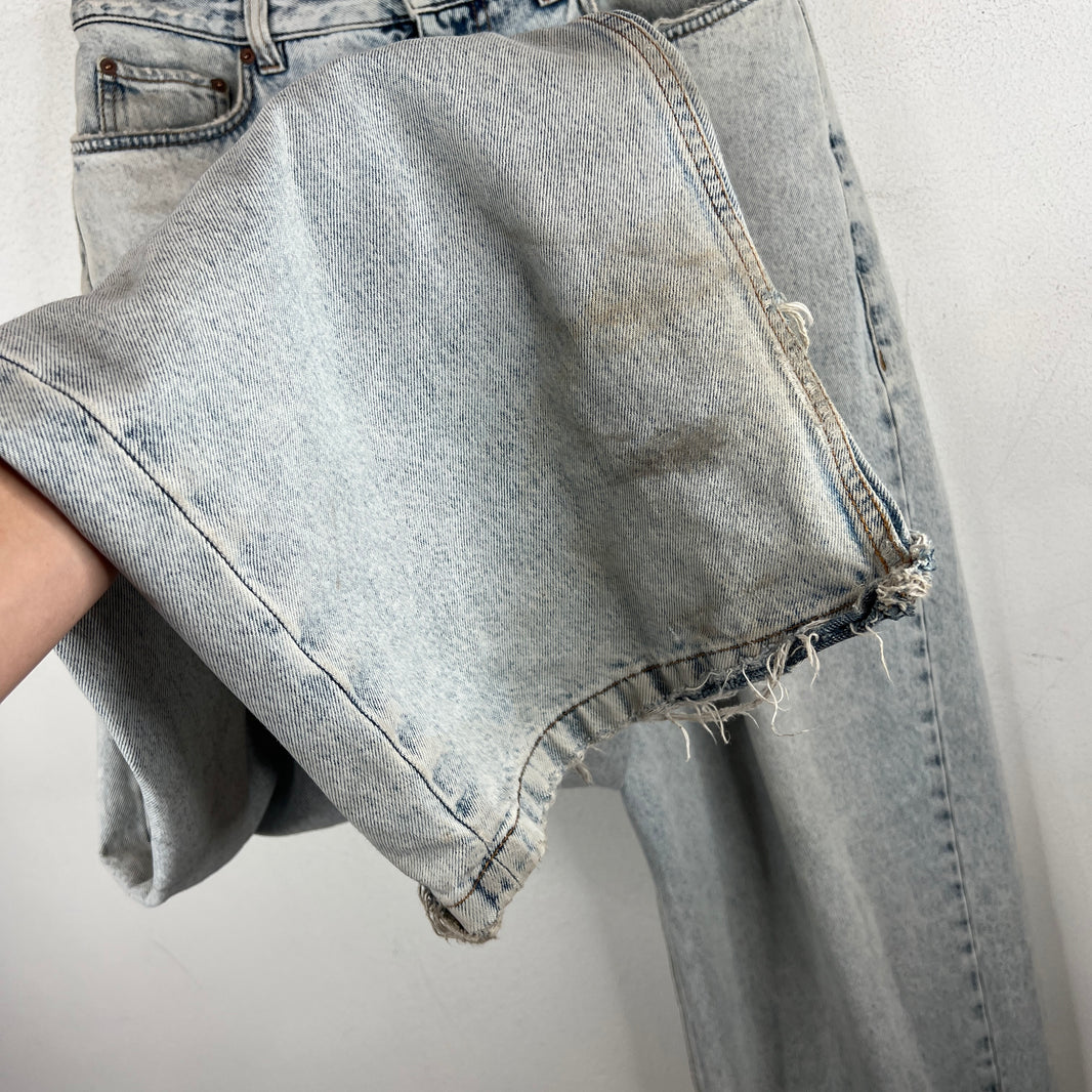 Balenciaga Light Wash Baggy Jeans