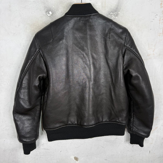 Maison Mihara Yasuhiro Reversible Leather/Nylon Bomber