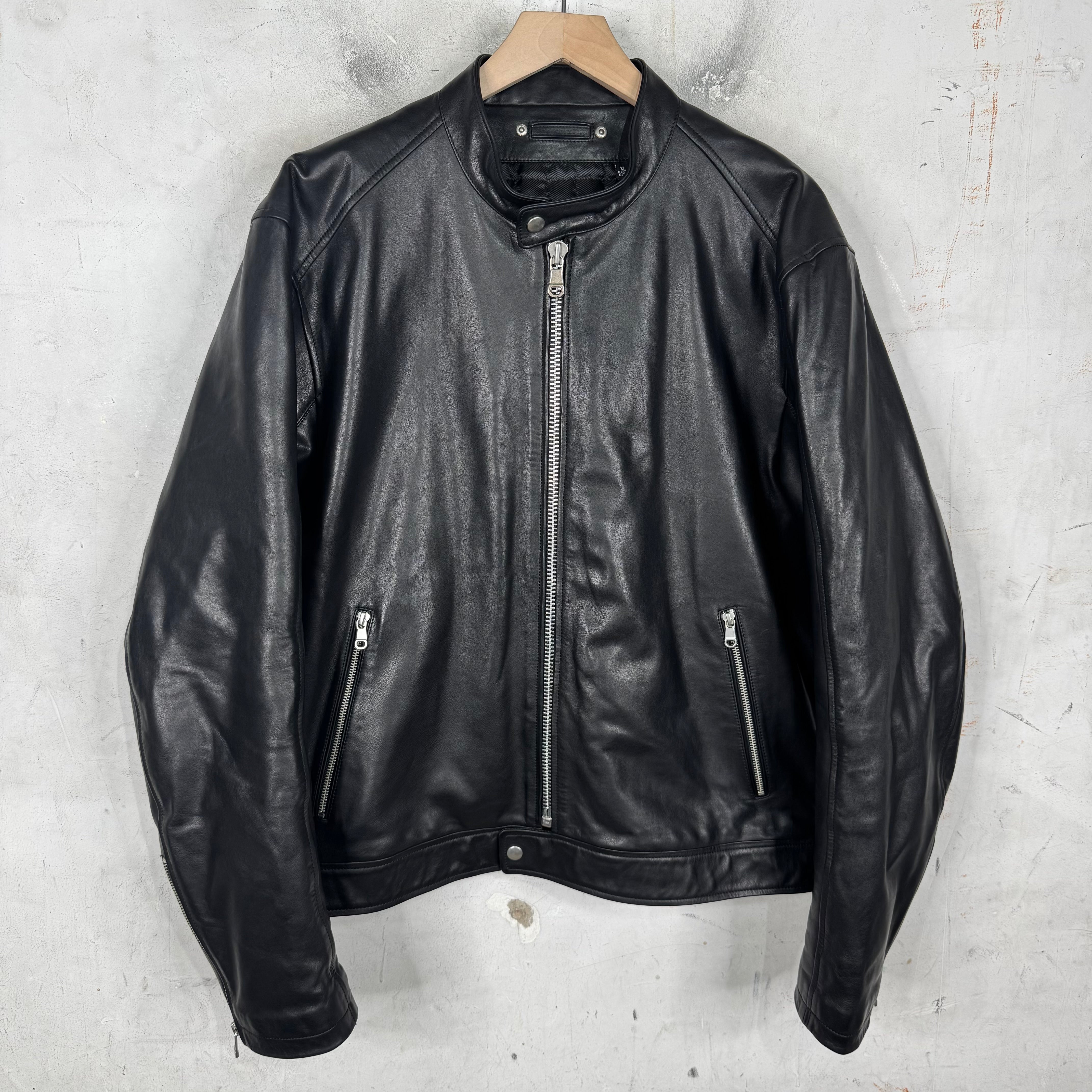 Stussy Leather Cafe Racer Jacket – www.Lukes.store