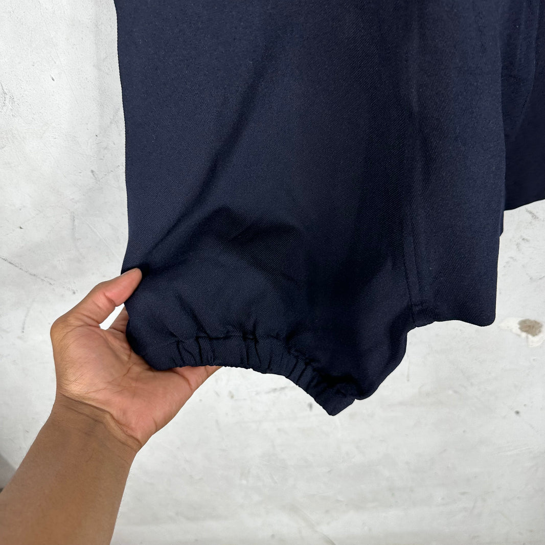 Comme Des Garçons Drop Crotch Navy Shorts